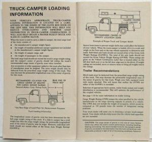 1979 GMC Light Duty Truck Models Owners and Drivers Manual