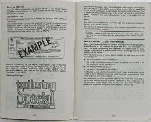 1982 GMC C/K 10-35 Pickup Owners and Drivers Manual