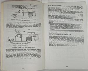 1982 GMC C/K 10-35 Pickup Owners and Drivers Manual