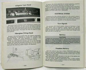 1982 GMC Medium Duty Truck Owners and Drivers Manual