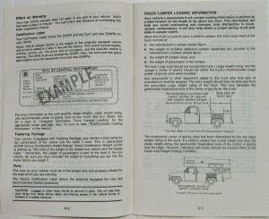 1983 GMC C/K 10-35 Pickup Owners and Drivers Manual