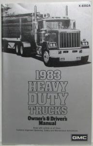 1983 GMC Heavy Duty Truck Owners and Drivers Manual