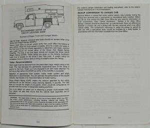 1983 GMC S-15 Truck Owners and Drivers Manual