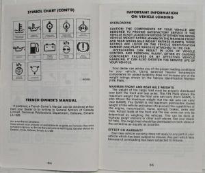 1984 GMC Medium Duty Truck Owners and Drivers Manual