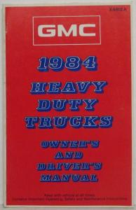 1984 GMC Heavy Duty Truck Owners and Drivers Manual