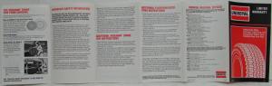 1986 Uniroyal Limited Warranty Folder Brochure