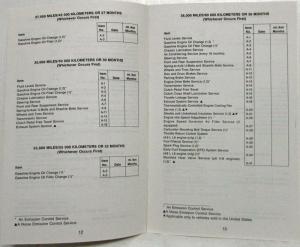 1986 GMC Medium Duty Truck Maintenance Schedule Booklet