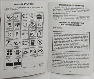 1986 GMC Forward 7000 HV Truck Owners and Drivers Manual