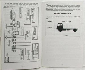 1986 GMC Forward 7000 HV Truck Owners and Drivers Manual