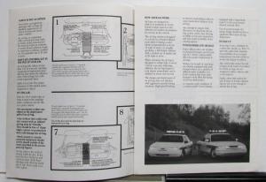 1995 Ford Police Vehicles Equipment Installation Guide Sales Tri-Fold