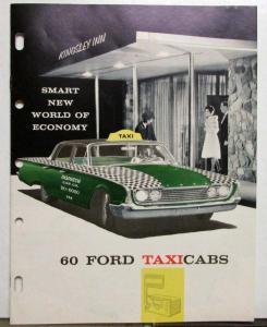 1960 Ford Taxicab Fairlane Diagrams Specifications Options Sales Brochure