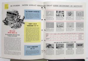 1960 Ford Taxicab Fairlane Diagrams Specifications Options Sales Brochure