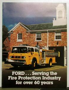 1981 Ford C F L LS Series Fire Trucks  Specifications Sales Brochure
