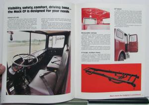 1979 Mack CF Fire Pumper Fire Truck Specifications Sales Brochure