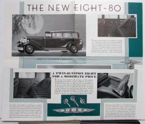 1931 Nash The New Eight 80 Twin Ignition 880 887 882 Rumble Seat Sales Brochure