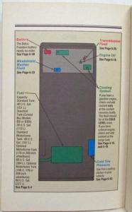 1991 GMC Truck Forward Control Chassis Owners Manual