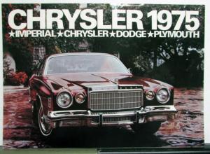 1975 Chrysler Dodge Charger Monaco Coronet Valiant Duster Folder JAPANESE TEXT