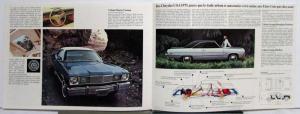 1975 Chrysler Dodge Valient Dart Scamp Diagram Sales Brochure FRENCH TEXT