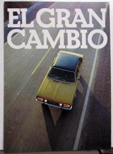 1975 Chrysler El Gran Cambio Features Options Sales Brochure SPANISH TEXT