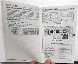 1985 Pontiac Firebird/Trans Am Owners Manual