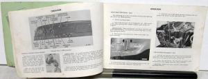 1965 International Loadstar Models Operators Manual Operation Maintenance Lube