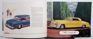 1952 Chrysler New Yorker Specifications Features Sales Brochure