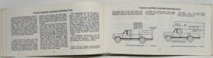 1974 International Pickup Truck Owners Manual