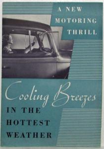 1933-1934 GM Fisher Body Cooling Breezes Vent Windows Sales Brochure