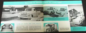 Original 1958 Chevrolet Truck Dealer Brochure Fleetside Pickup