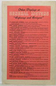 1940 New York Worlds Fair Souvenir Map Courtesy GM Highways and Horizons Display