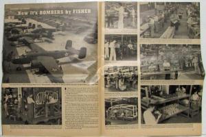 1941 GM Folks Magazine September Vol 4 No 9 Producing for Defense WWII