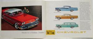 1958 GM 50th Anniversary Jubilee Full Line Cars Shareholders Overview Brochure