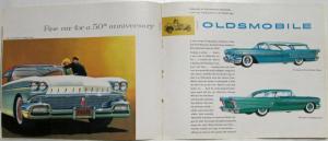 1958 GM 50th Anniversary Jubilee Full Line Cars Shareholders Overview Brochure