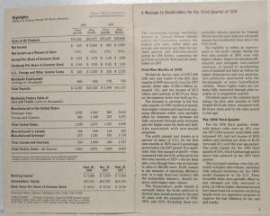 1978 General Motors GM Third Quarter Report for Stockholders