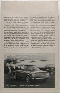 1978 General Motors GM Third Quarter Report for Stockholders