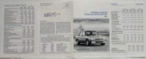 1981 General Motors GM Third Quarter Report for Stockholders