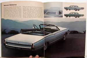1967 Mercury Dealer Full Line Sales Brochure Marquis Cyclone Cougar Capri Comet