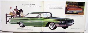 1960 Oldsmobile Full Line Prestige Dealer Sales Brochure Dynamic Super 88 98