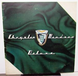 1955 Chrysler Windsor Deluxe Prestige Sales Brochure Newport Town & Country