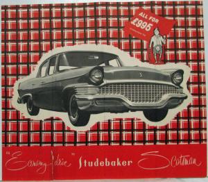 1958 Studebaker Announcing Scotsman Sales Folder for South African Market