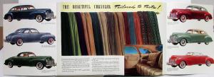 1941 Chrysler Sales Brochure Folder Interior Highlights & Vacamatic Transmission