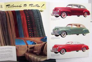 1941 Chrysler Sales Brochure Folder Interior Highlights & Vacamatic Transmission