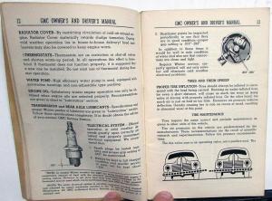 1944 1945 1946 GMC Truck Owners Manual Care & Op CF CC Pickup HD Orig