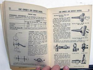 1944 1945 1946 GMC Truck Owners Manual Care & Op CF CC Pickup HD Orig