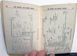 1944 1945 1946 GMC Truck Owners Manual Care & Op CF CC Pickup HD Orig