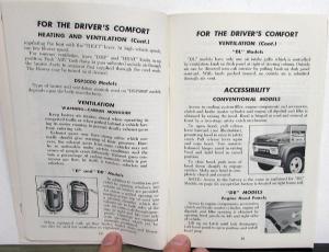 1964 GMC Toro-Flow Diesel Trucks Owners Manual Care & Op  Medium Duty 3500-5000