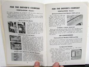 1966 GMC Toro-Flow Diesel Trucks Owners Manual Care & Op 3500-9500 Models