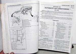 1990 General Motors GM Wagons Service Shop Manual Caprice Custom Cruiser Estate