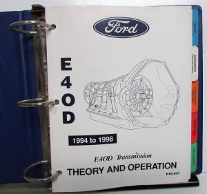 1994-1998 Ford E4OD Transmission Reference Manual PTB-802 F-Series Bronco Van