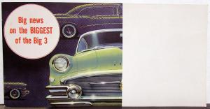 1956 Buick Dealer New Models Intro Sales Mailer Roadmaster Super Century Special